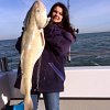 Jacqui with 24lb Cod