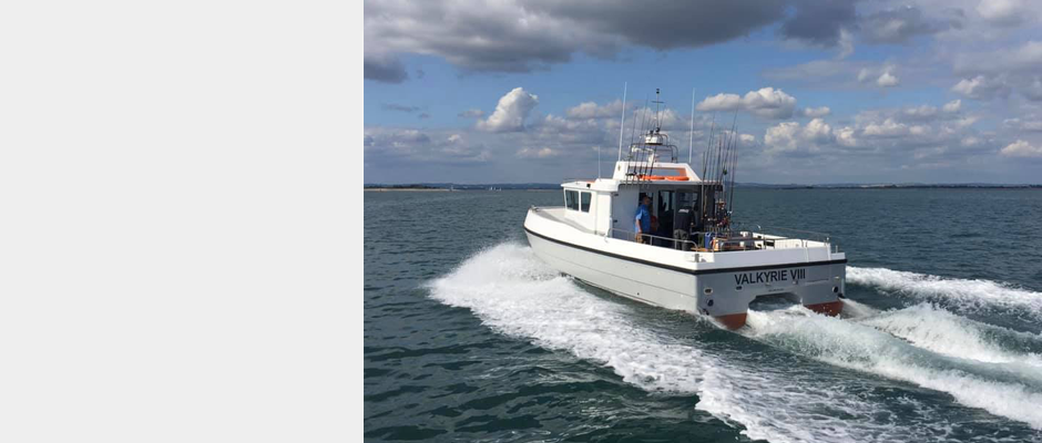 Valkyrie Charters, Charter Boat fishing Portsmouth, Gosport, Gosport  Premier Marina, Deep Sea Fishing
